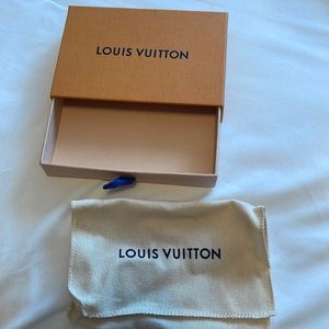 Louis Vuitton box and dust bag